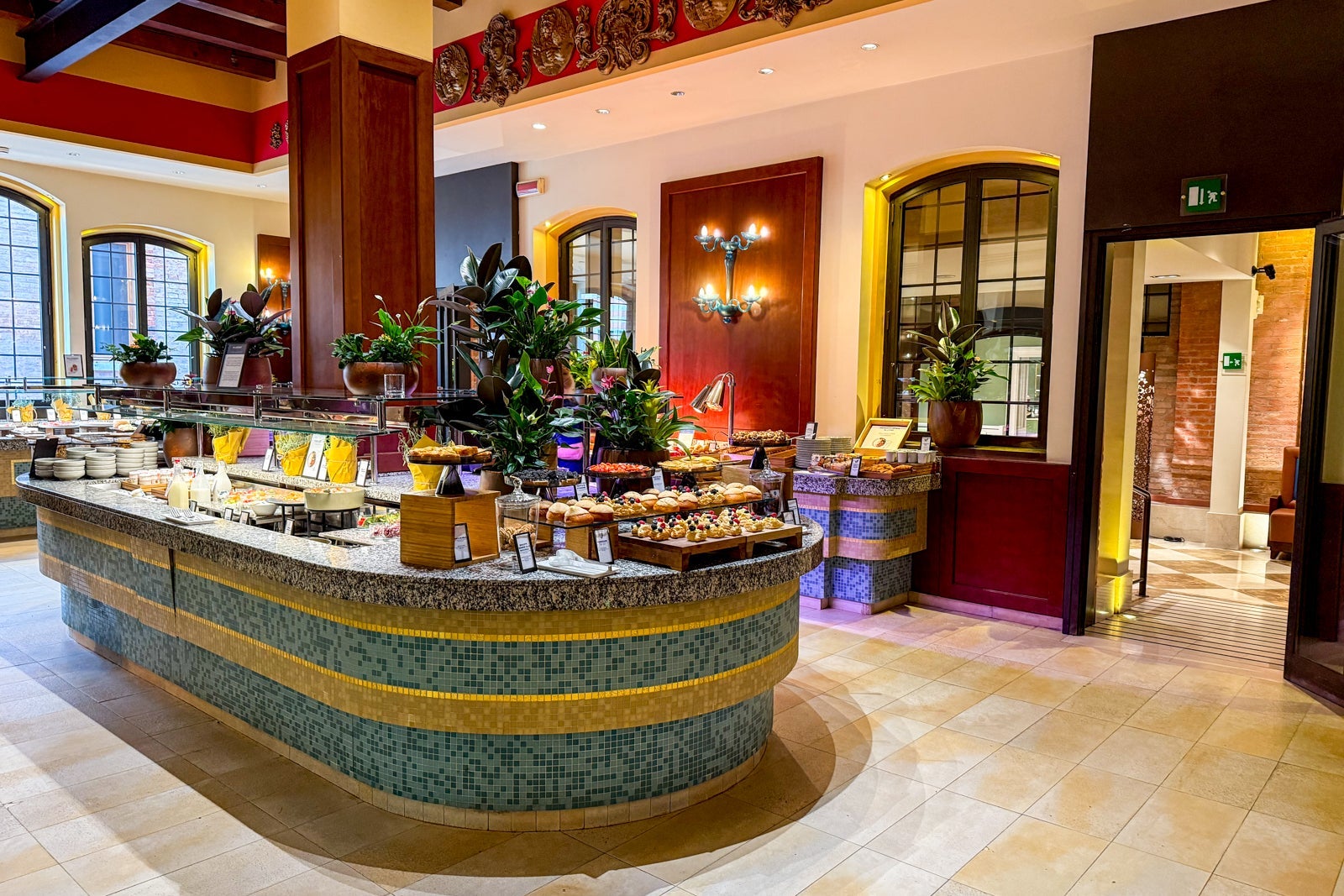 Hilton Molino Stucky, Venice breakfast