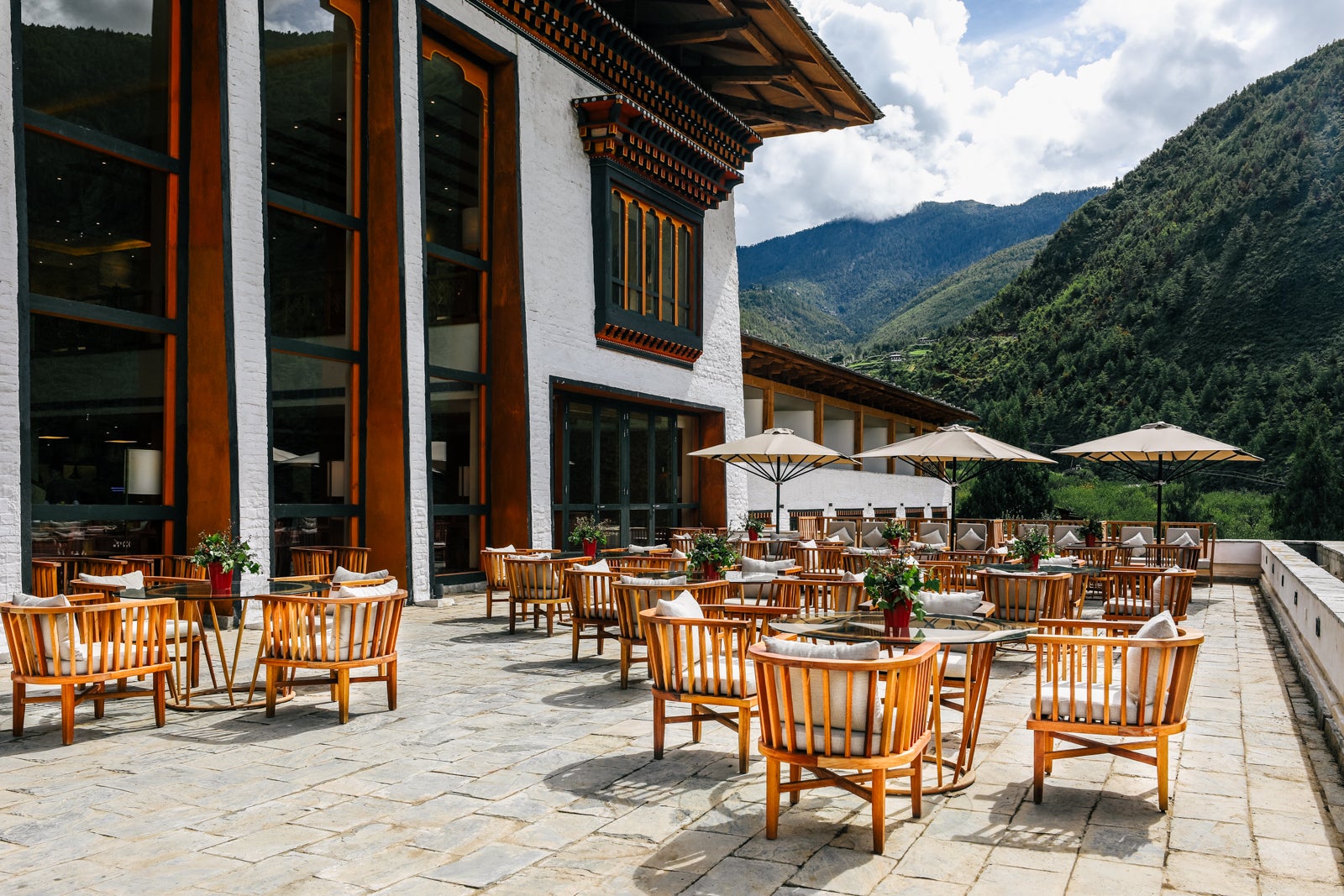 Bhutan Spirit Sanctuary dining area