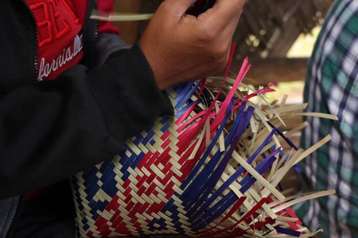 Baskets made from Bamboo