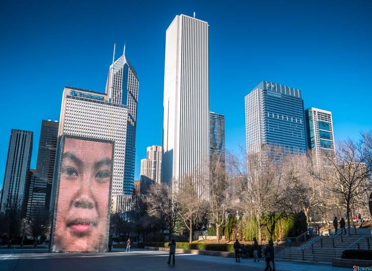 tall city buildings