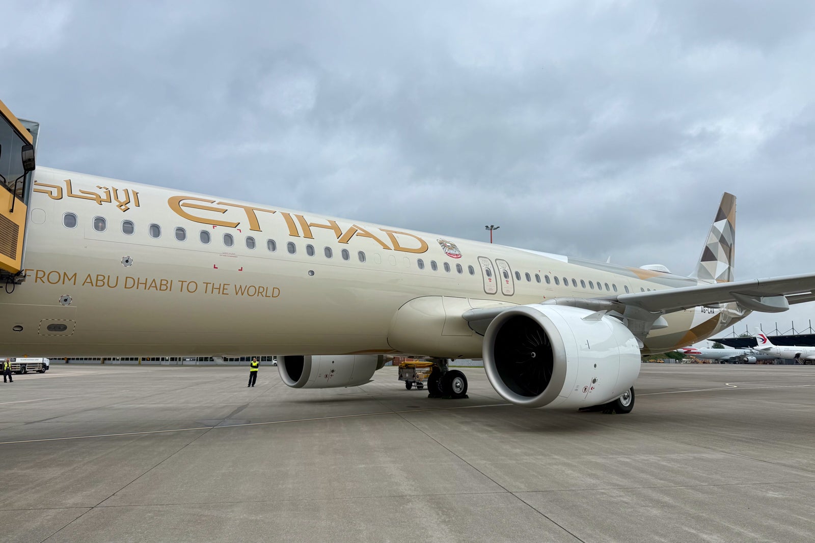 Etihad Airbus A321LR Delivery Flight