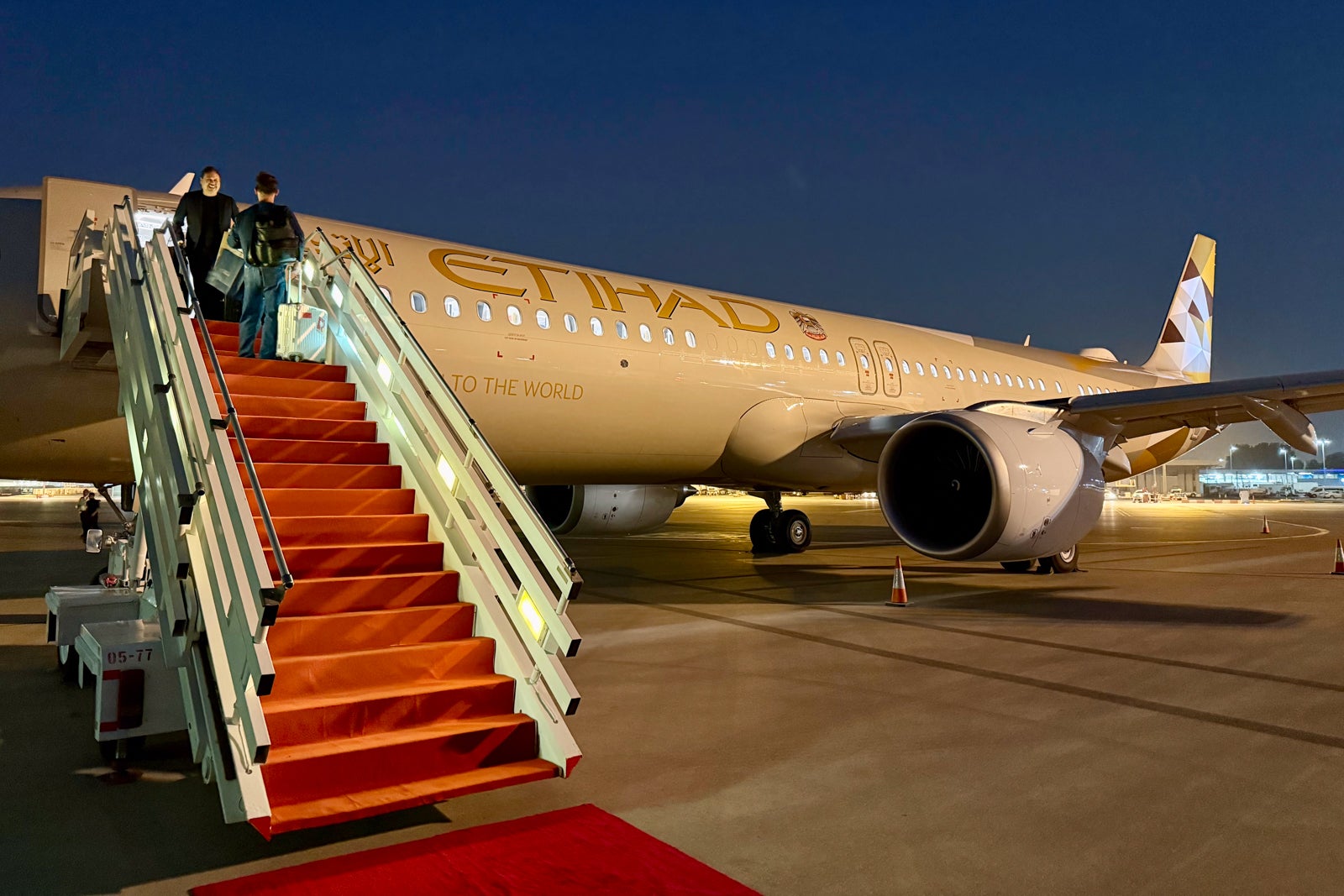 Etihad Airbus A321LR Delivery Flight