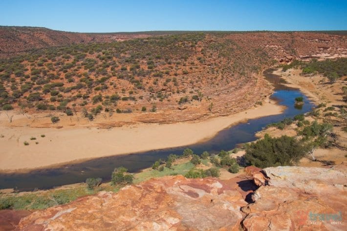river running through Kalbarri National Park - Western Australia