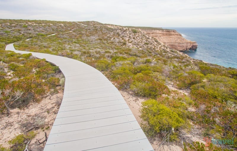 Bigurda Boardwalk along the coastline