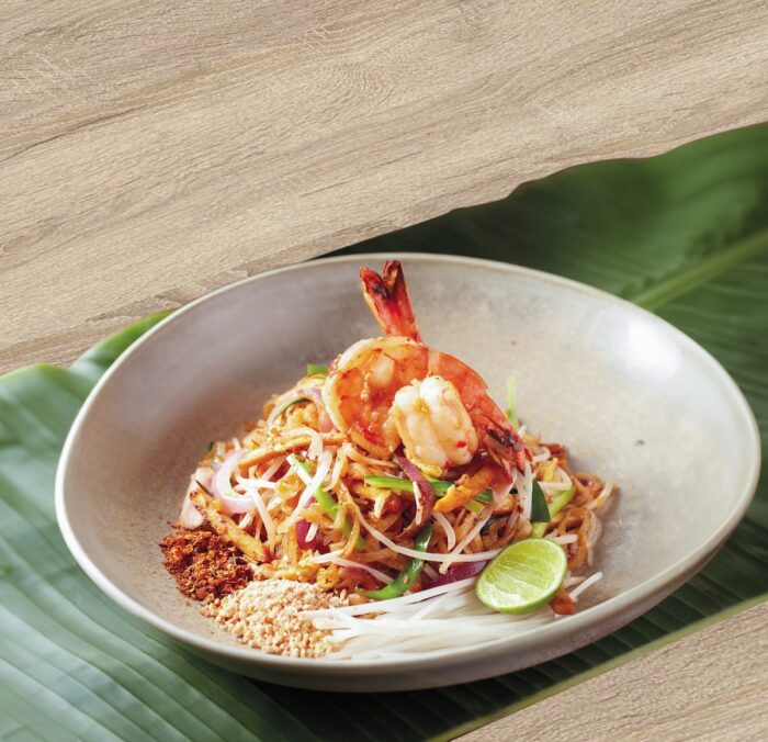 Pad Thai with Tiger Prawns