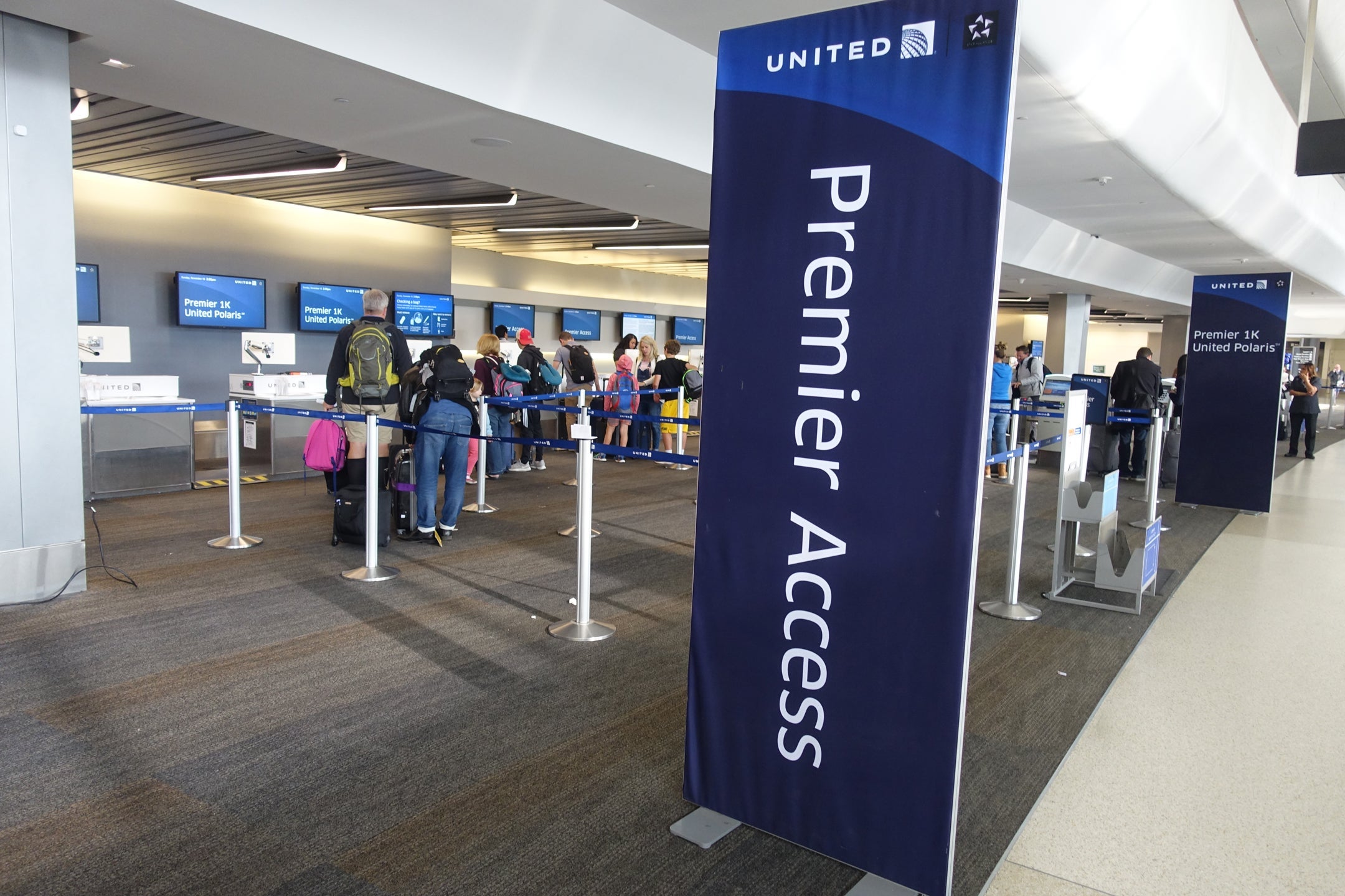 United Premier Access check-in