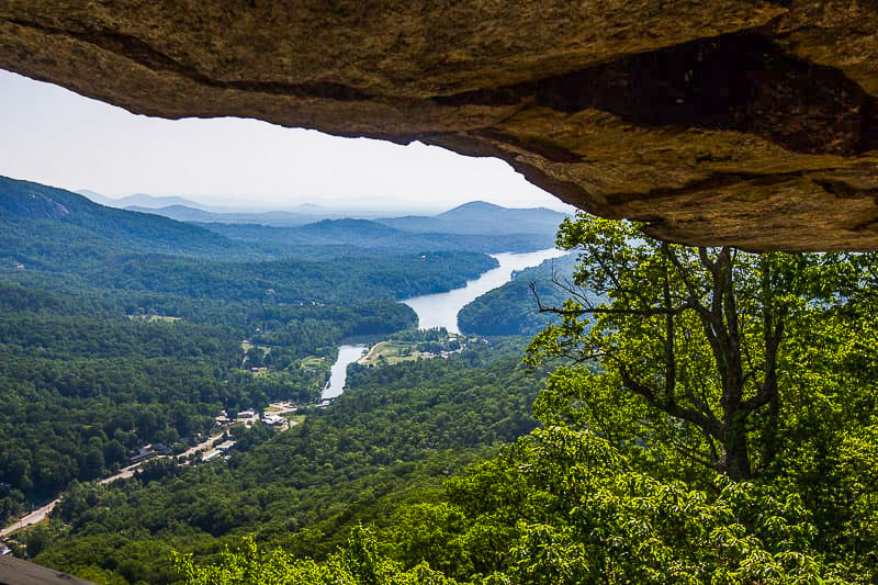 View of Lake Lure from Chimney Rock, NC