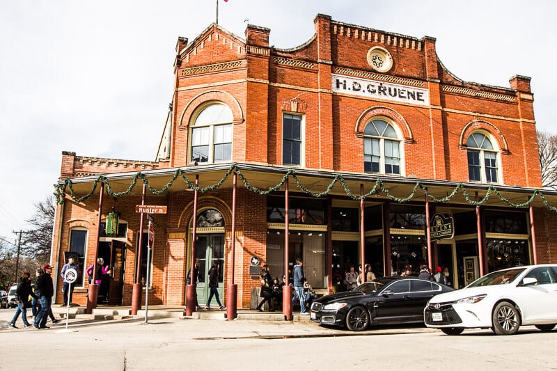 storefront in gruene