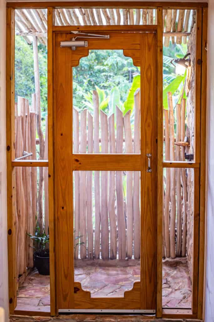 outdoor shower
