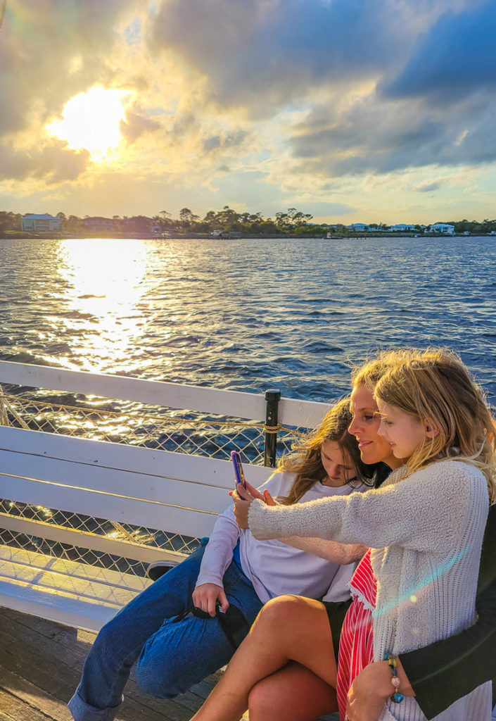 people sitting on a boat