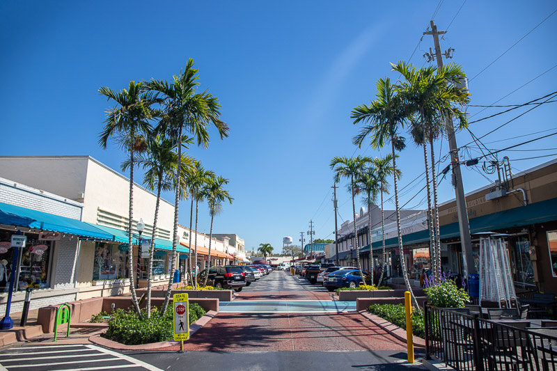 Main street in Stuart, Florida