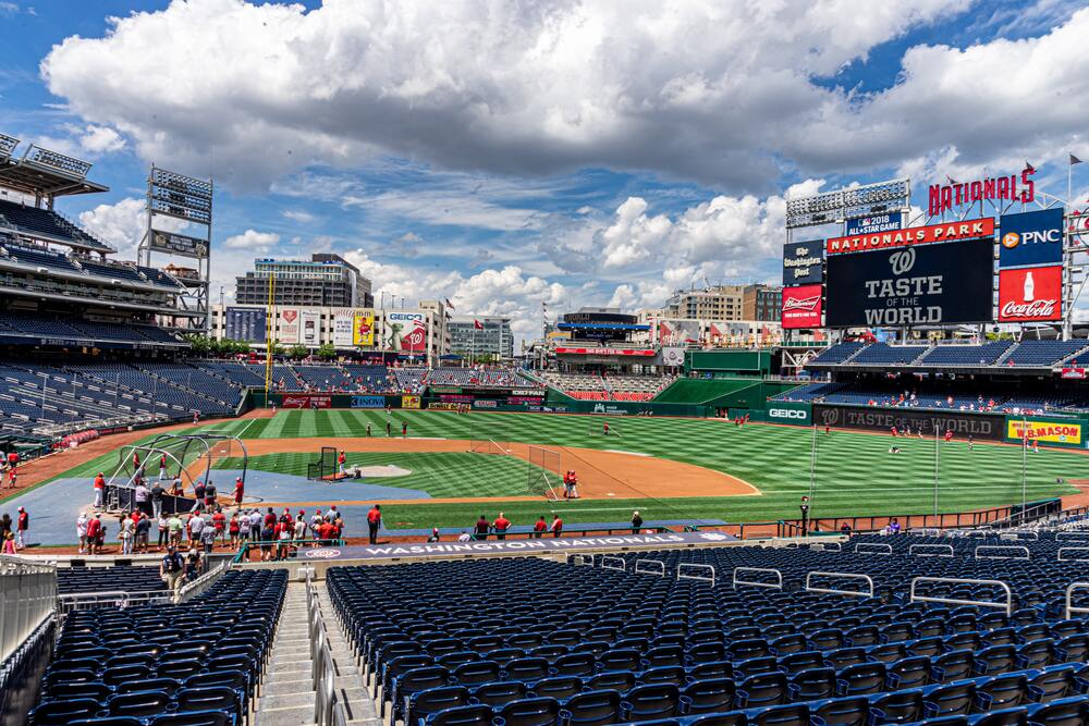baseball field of washington nationals